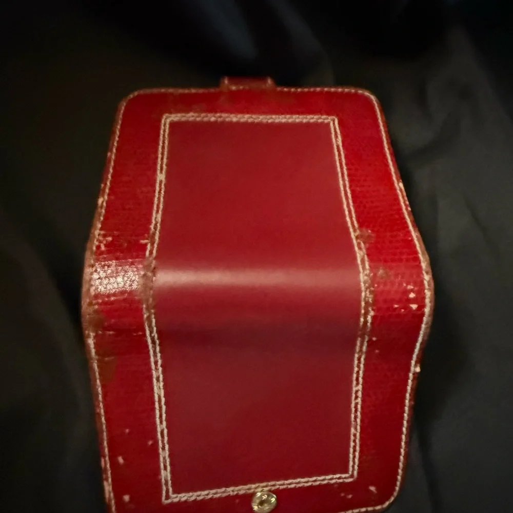 Lancel 90S Leather Distressed Wallet Vintage - Picture 9 of 16